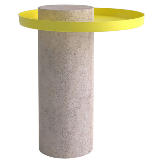 Salute Tall Coffee Table - Yellow