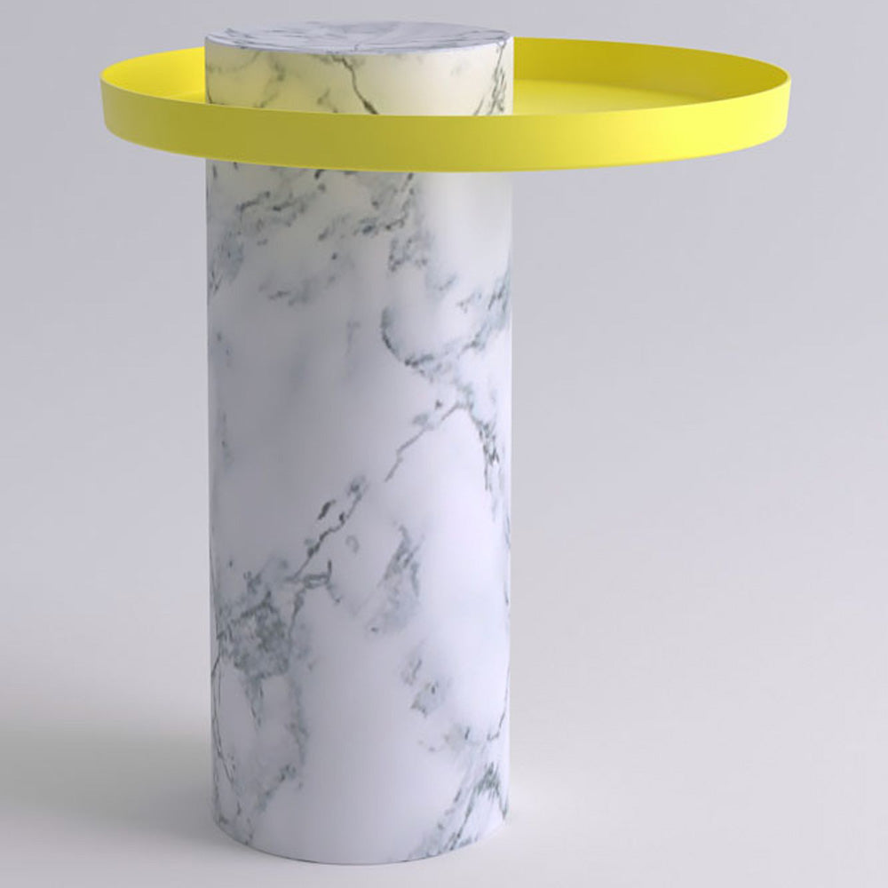 Salute Tall Coffee Table - Yellow