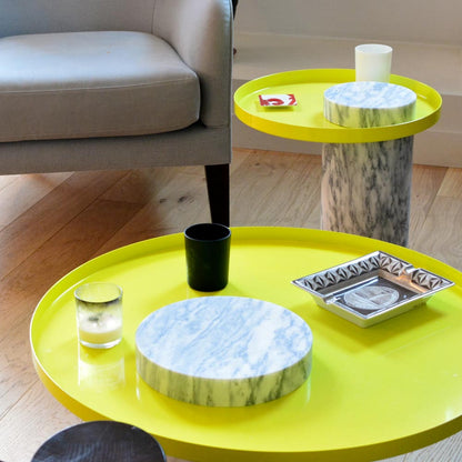 Salute Tall Coffee Table - Yellow