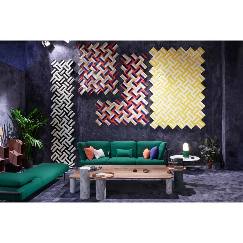 Salute Tall Coffee Table - Yellow