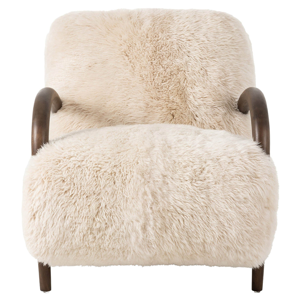 Sandro Chair - Champagne Mongolian Fur