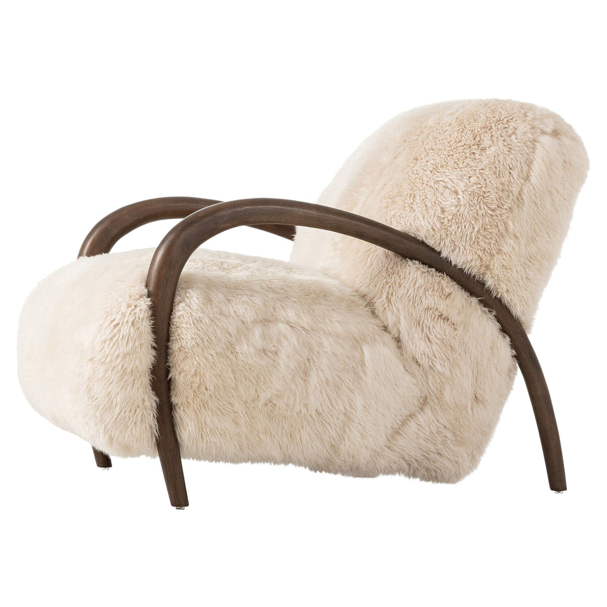 Sandro Chair - Champagne Mongolian Fur