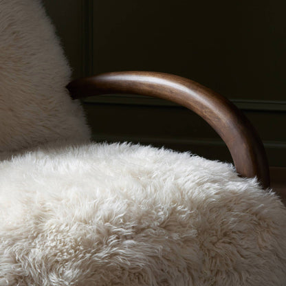 Sandro Chair - Champagne Mongolian Fur