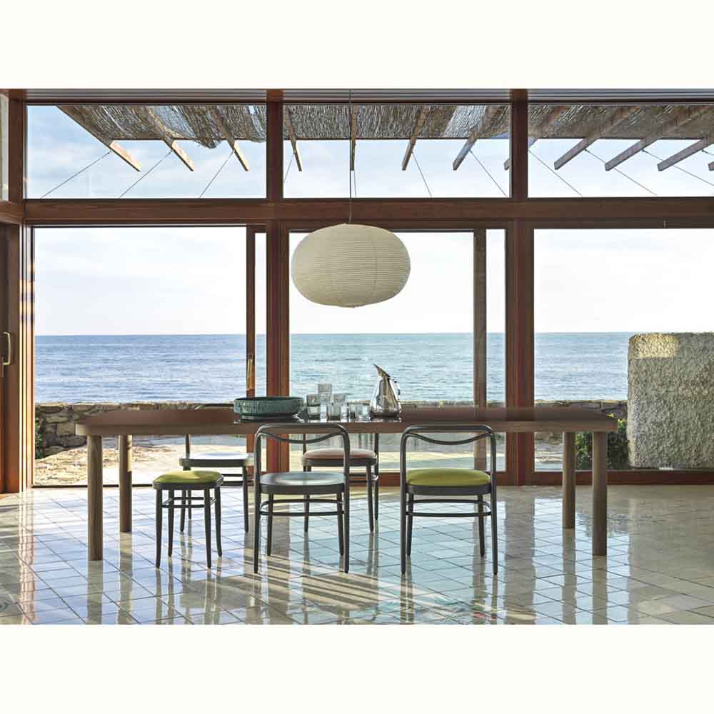 Saule Dining Table - Dark Chocolate