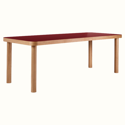 Saule Dining Table - New Bugundy