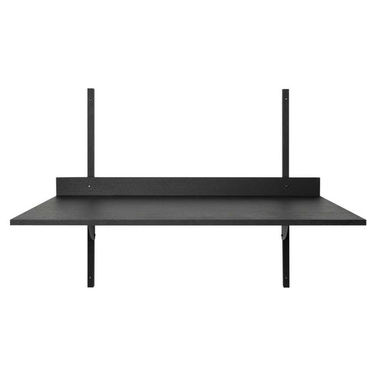 Sector Desk - Black Ash, Black Brass