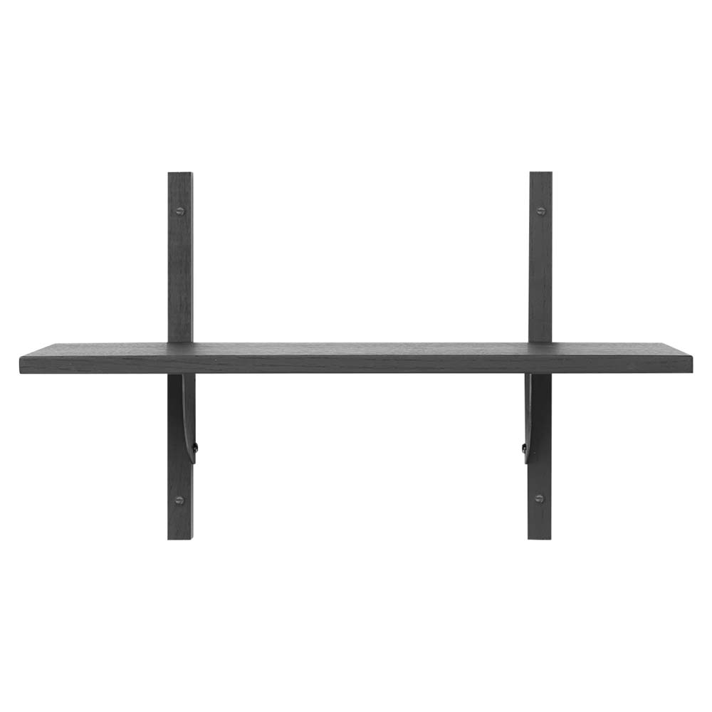 Sector Single Narrow - Black Ash, Black Brass