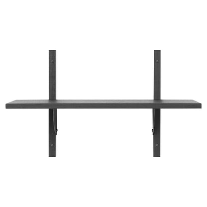 Sector Single Narrow - Black Ash, Black Brass