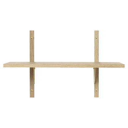 Sector Single Narrow - Oak, Brass