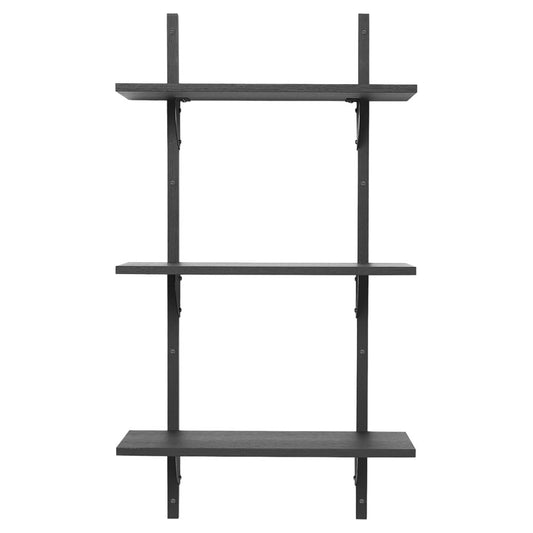 Sector Triple Narrow - Black Ash, Black Brass