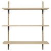 Triple Wide Wall Shelf