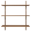 Triple Wide Wall Shelf
