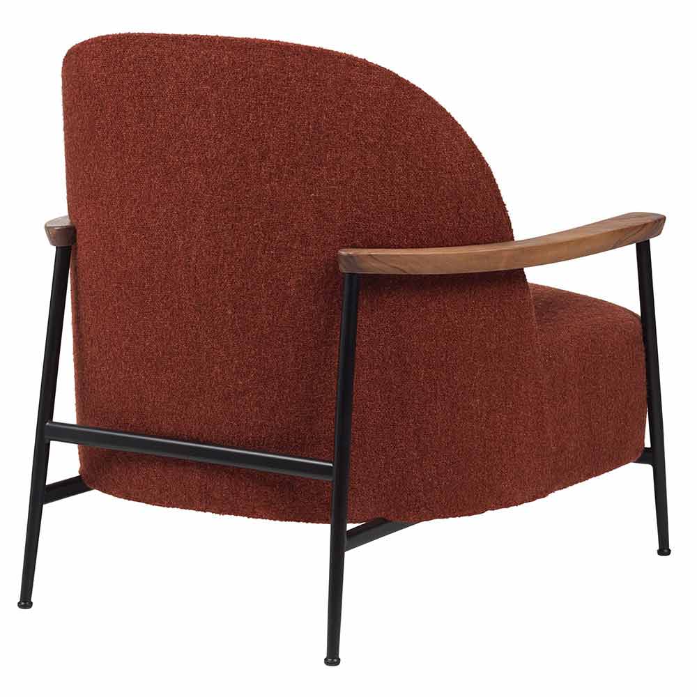 Sejour Fully Upholstered Lounge Chair With Armrest