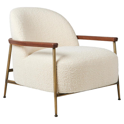 Sejour Fully Upholstered Lounge Chair With Armrest