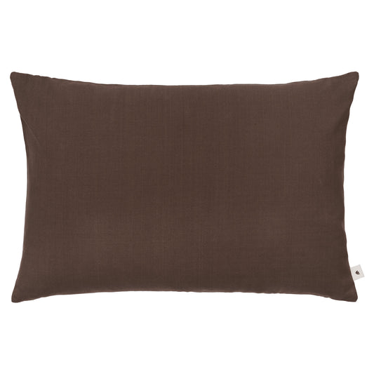 Sen Rectangular Cushion - Dark Chocolate