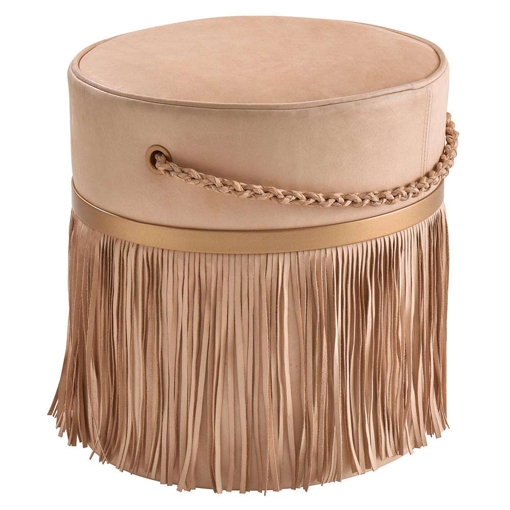 Serena Pouf - Leather