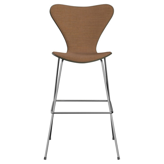 Series 7 Front Upholstered Bar Counter Stool - Colored Ash