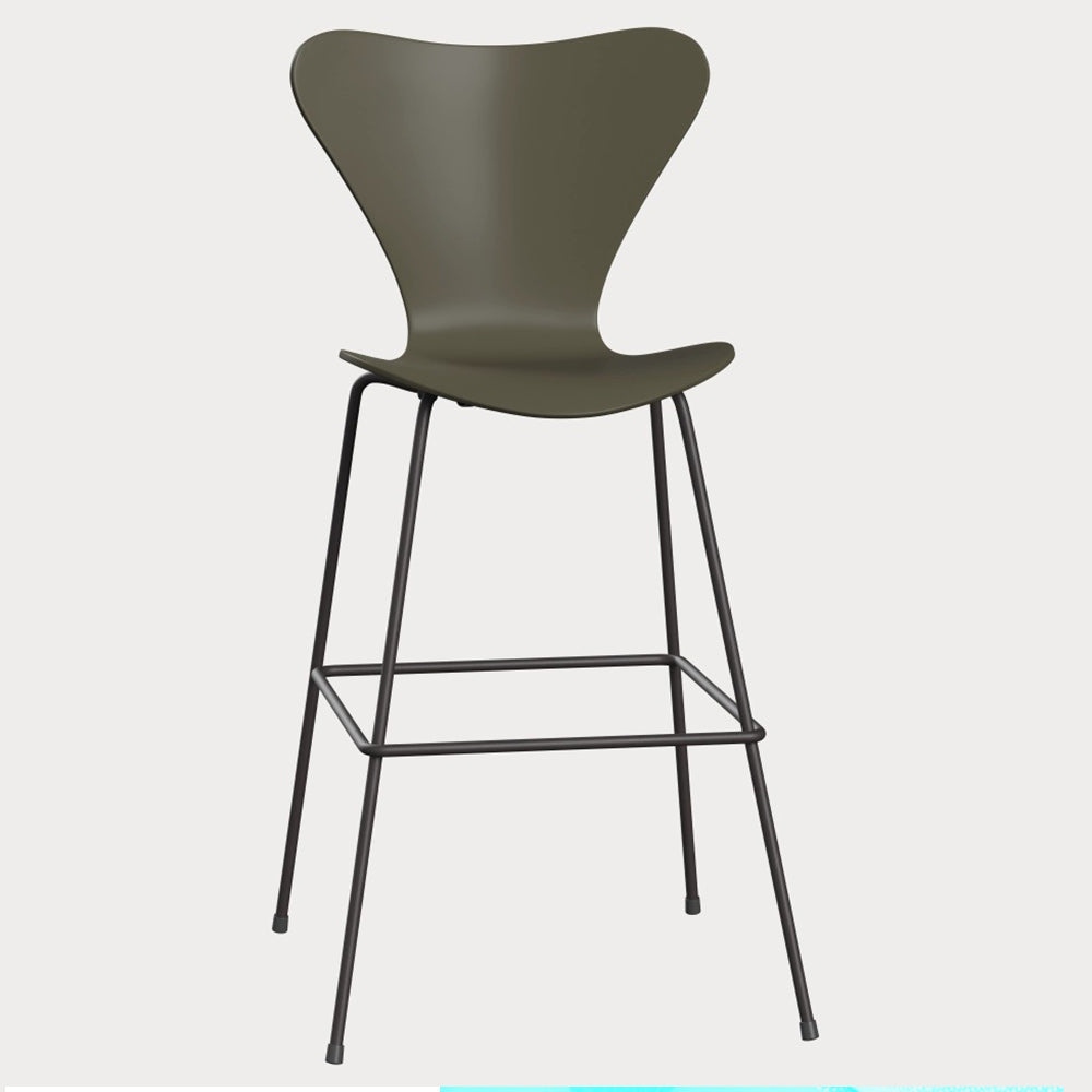 Series 7 Unupholstered Bar Counter Stool - Lacquered