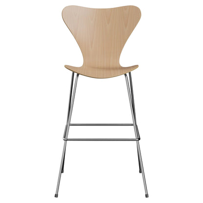 Series 7 Unupholstered Bar Counter Stool - Natural Veneer