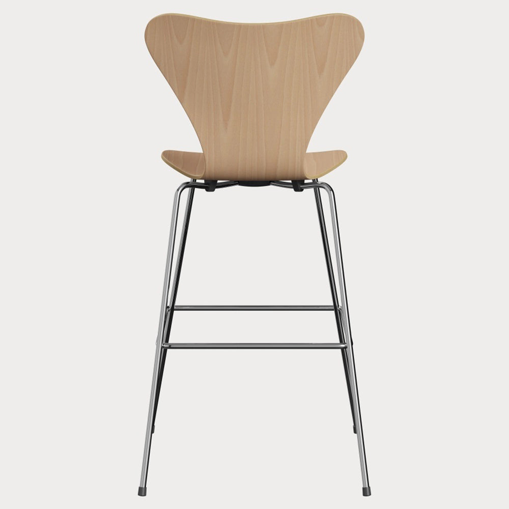 Series 7 Unupholstered Bar Counter Stool - Natural Veneer