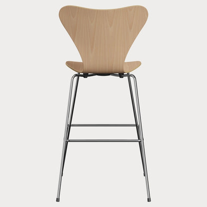Series 7 Unupholstered Bar Counter Stool - Natural Veneer