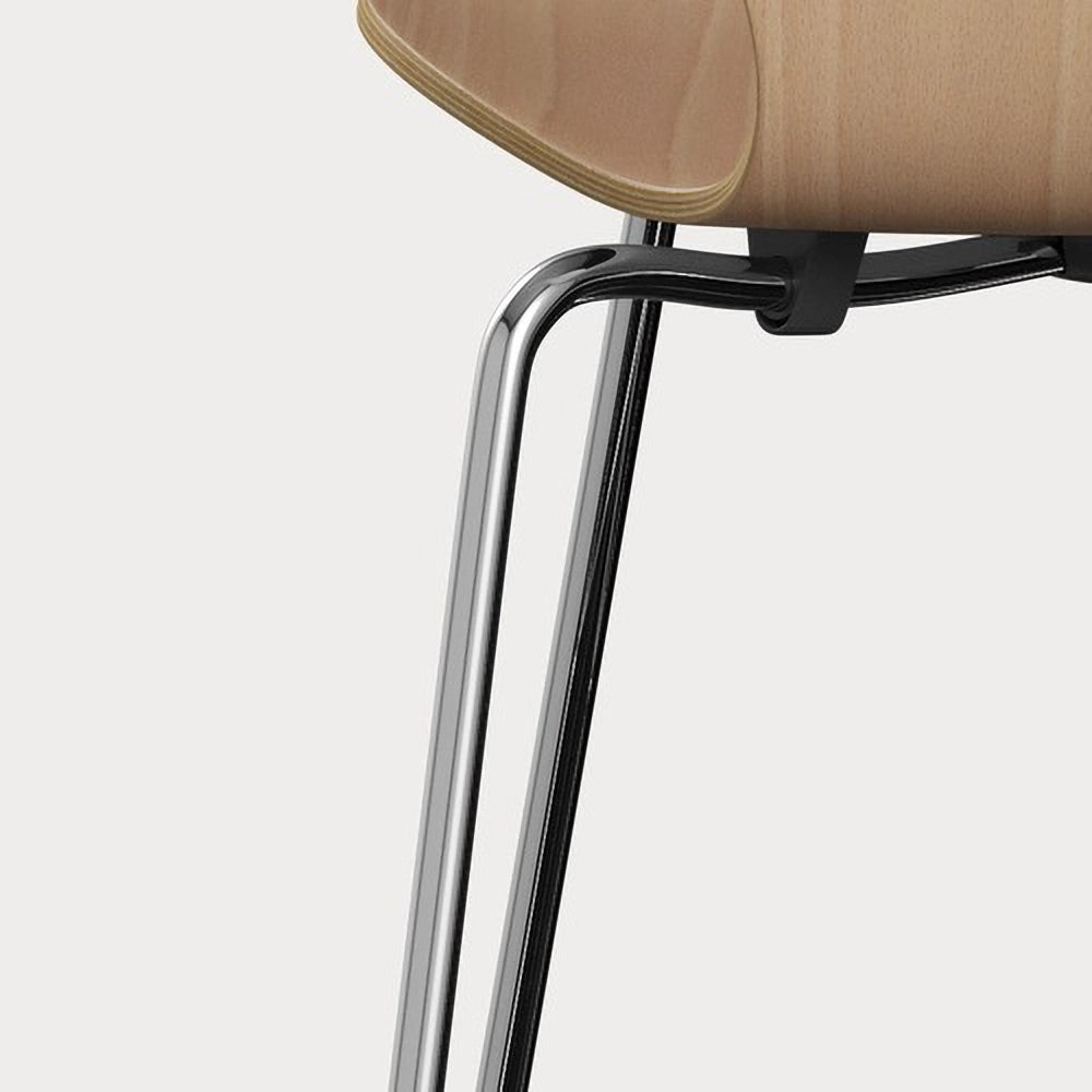 Series 7 Unupholstered Bar Counter Stool - Natural Veneer