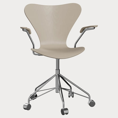 Series 7 Unupholstered Swivel Armchair - Colored Ash