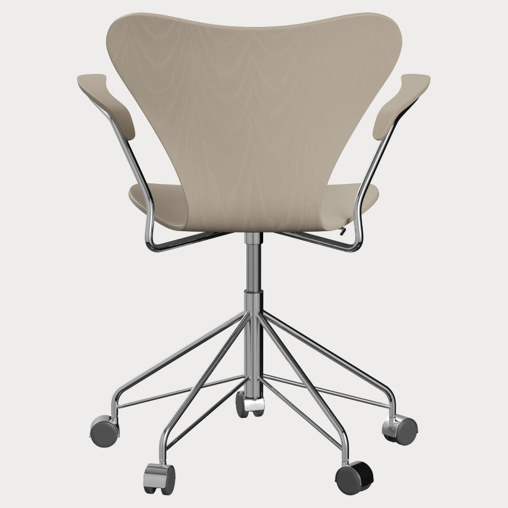 Series 7 Unupholstered Swivel Armchair - Colored Ash