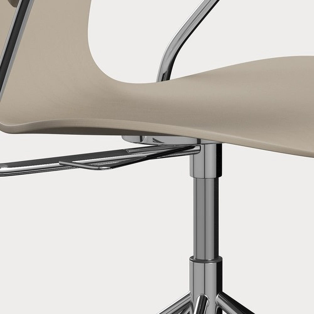 Series 7 Unupholstered Swivel Armchair - Colored Ash