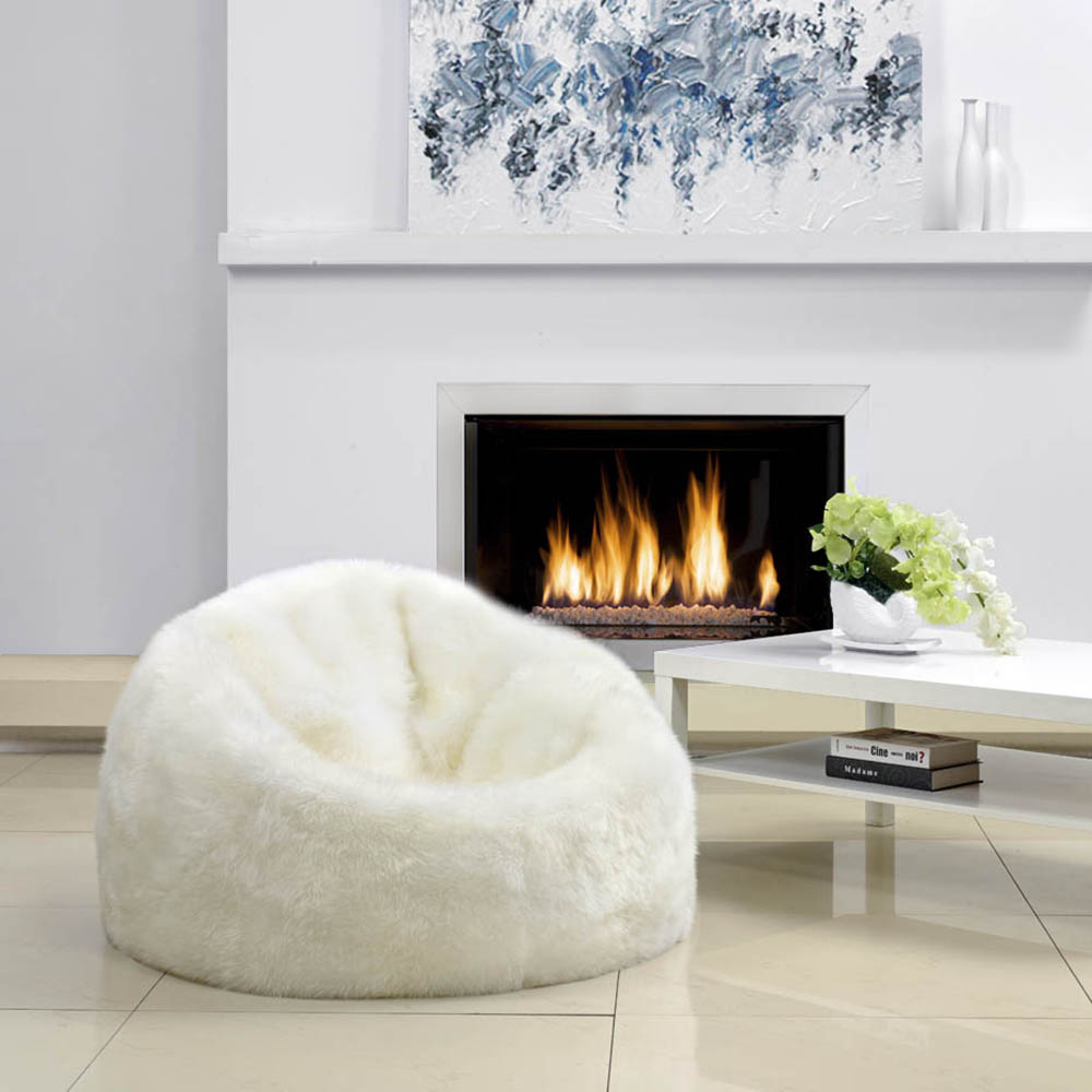 Sheepskin Beanbag - Ivory