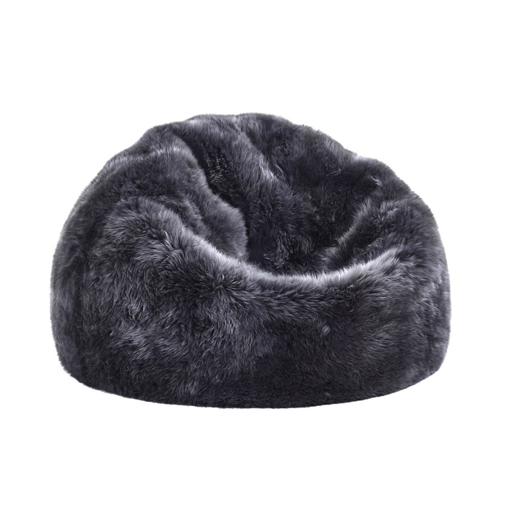 Sheepskin Beanbag - Steel