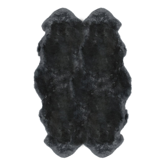 Sheepskin Quarto Pelted Rug - Steel