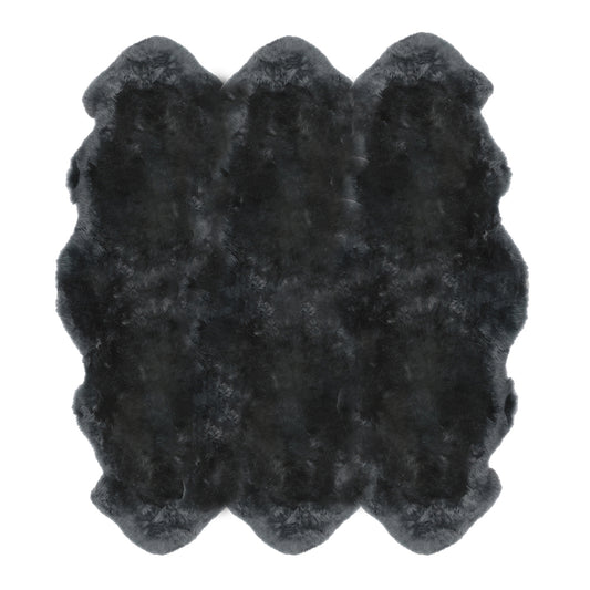 Sheepskin Sexto Pelted Rug - Steel