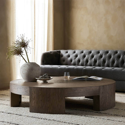 Sheffield Coffee Table - Warm Natural Flat Oak Veneer Water-based
