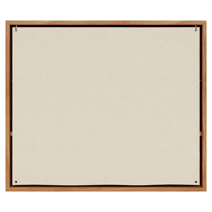 Shelf Library Canvas Cabinet - Natural Oak, Canvas