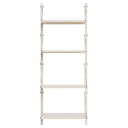 Shelf Library Single Section - 17.12"W x 42.67"H, Warm White Steel