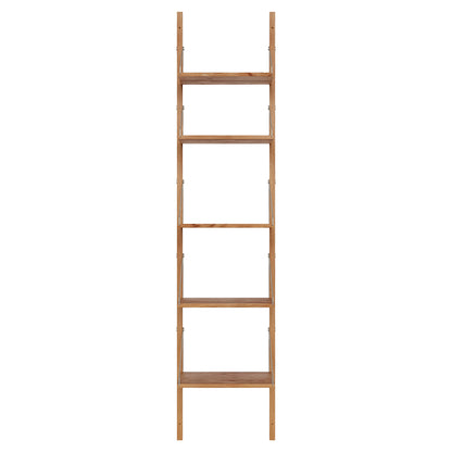Shelf Library Single Section - 17.12"W x 72.91"H, Natural Oak