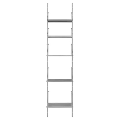 Shelf Library Single Section - 17.12"W x 72.91"H, Stainless Steel