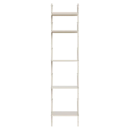 Shelf Library Single Section - 17.12"W x 72.91"H, Warm White Steel