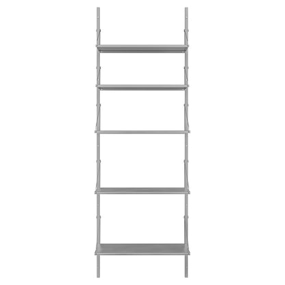 Shelf Library Single Section - 24.61"W x 72.91"H, Stainless Steel
