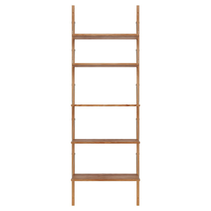 Shelf Library Single Section - 25"W x 72.91"H, Natural Oak