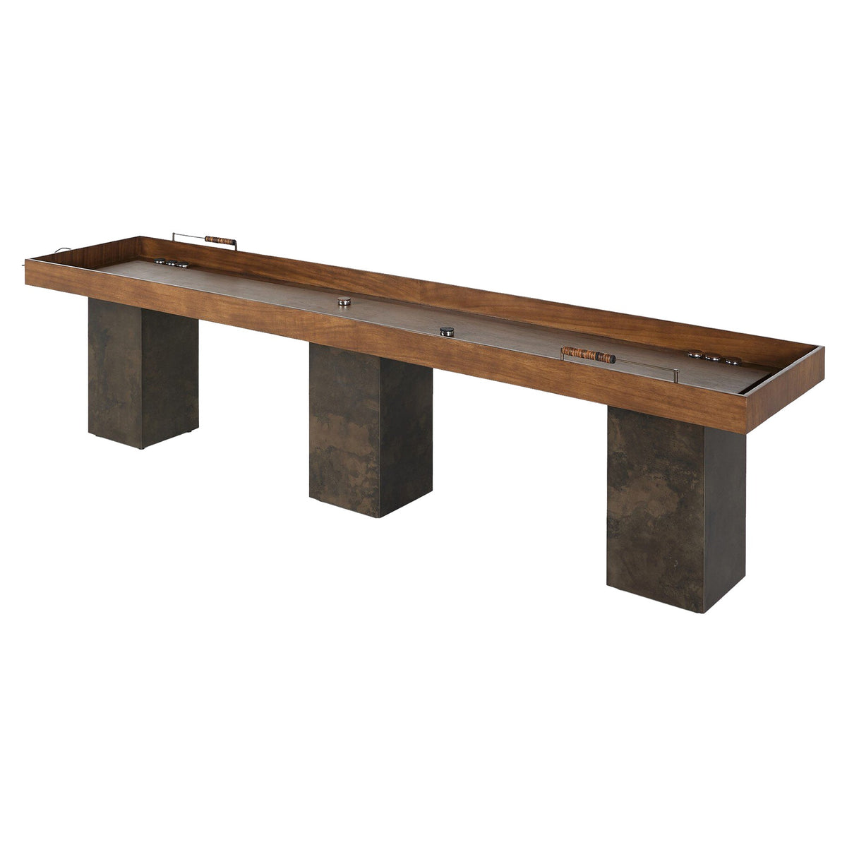 Shuffleboard Table - Natural Brown Guanacaste
