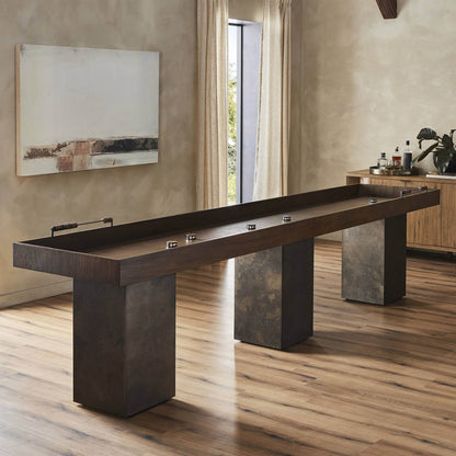 Shuffleboard Table - Natural Brown Guanacaste