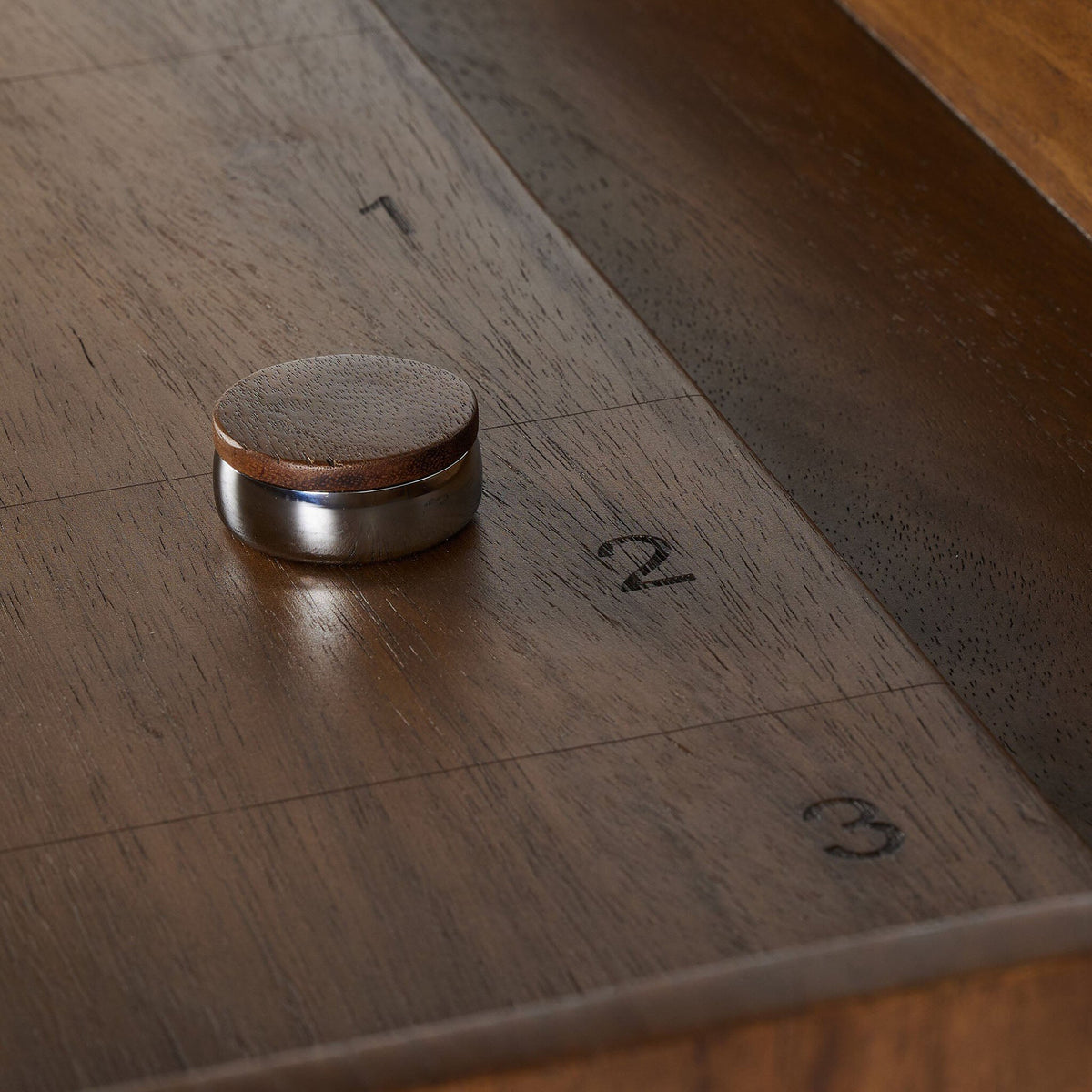 Shuffleboard Table - Natural Brown Guanacaste