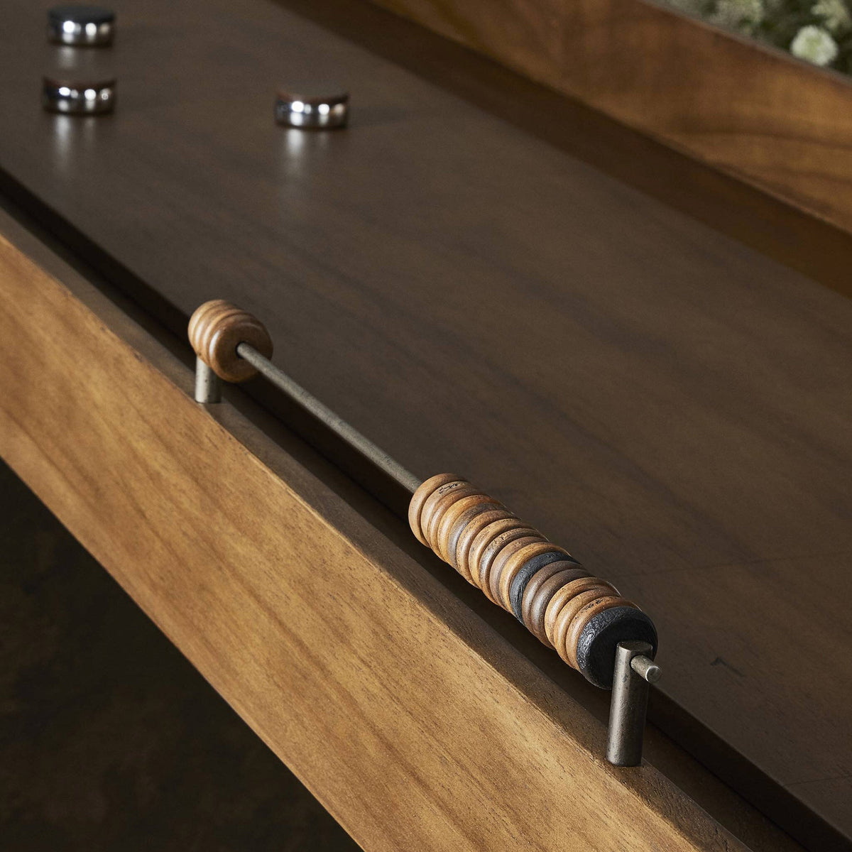 Shuffleboard Table - Natural Brown Guanacaste