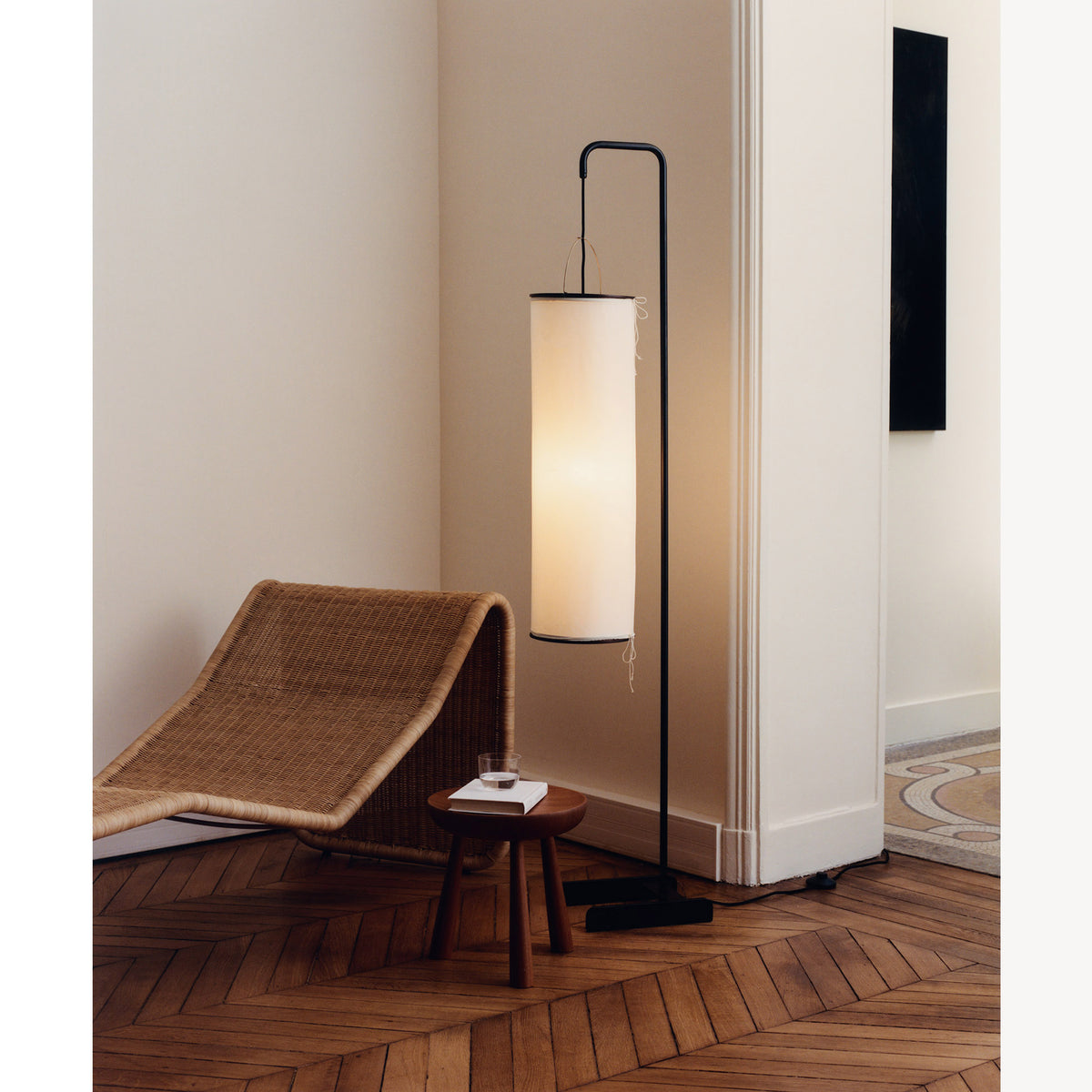 Silk Lantern Floor Lamp