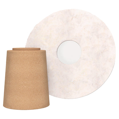 Sintra Dining Table - White Marble, Cork