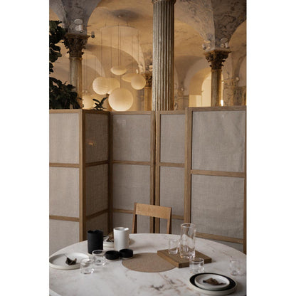 Sintra Dining Table - White Marble, Cork