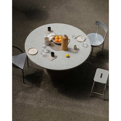 Sintra Dining Table - White Marble, Cork