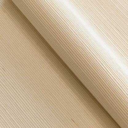 Sisal Monochromatic Grasscloth Wallpaper - Cream